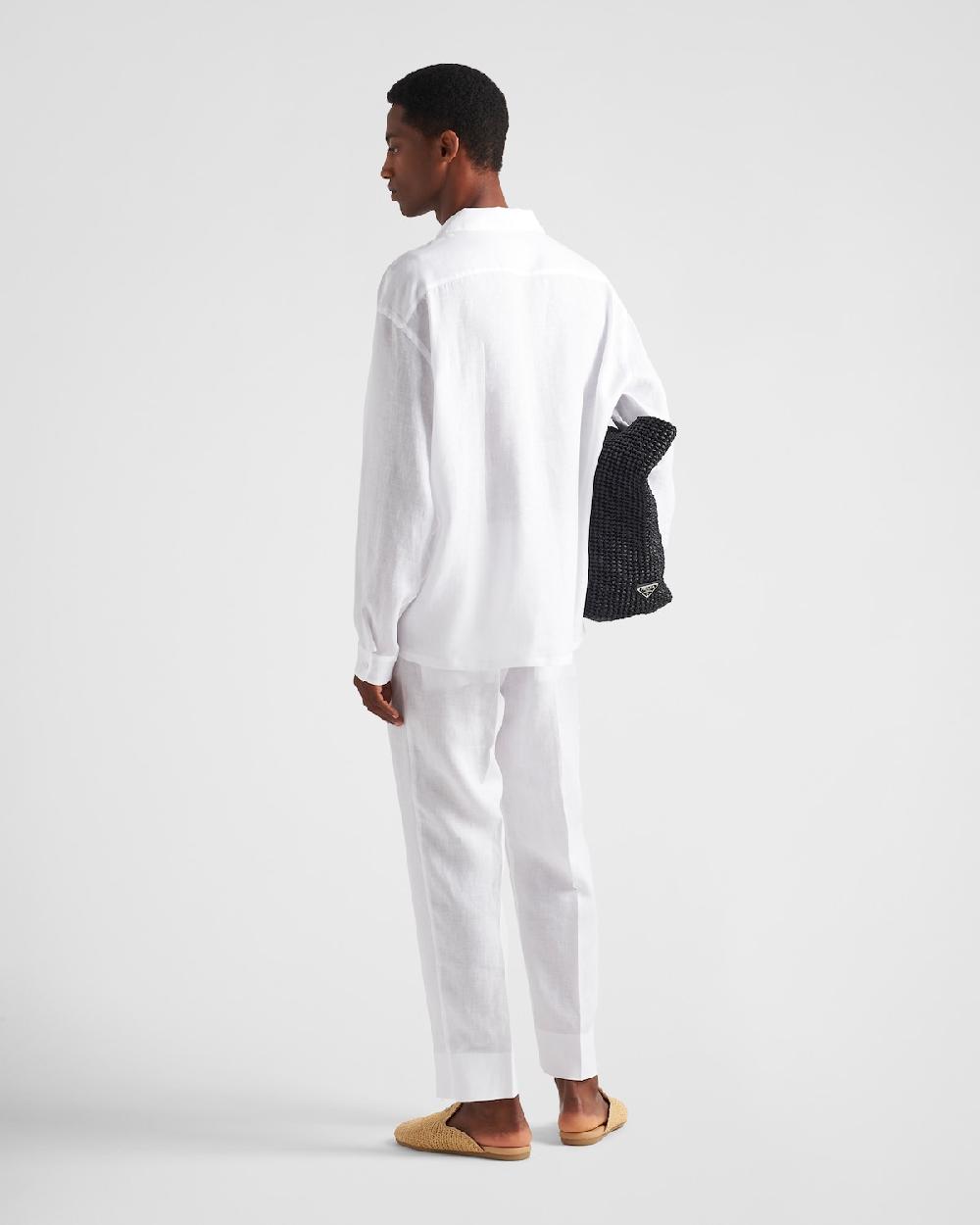 Prada Pantalones De Lino