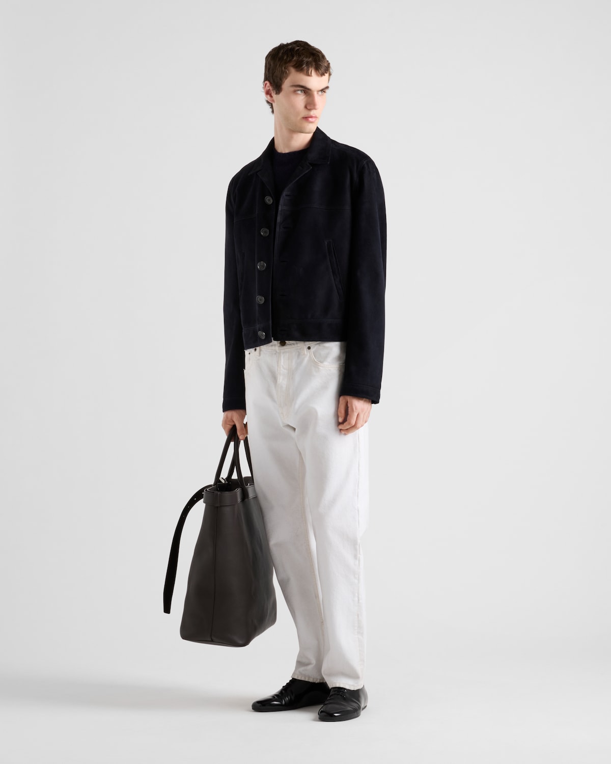 Prada Pantalones de lona con cinco bolsillos