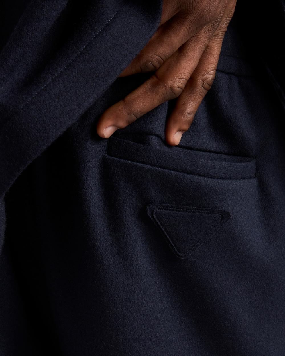 Prada Pantalones De Mezcla De Lana