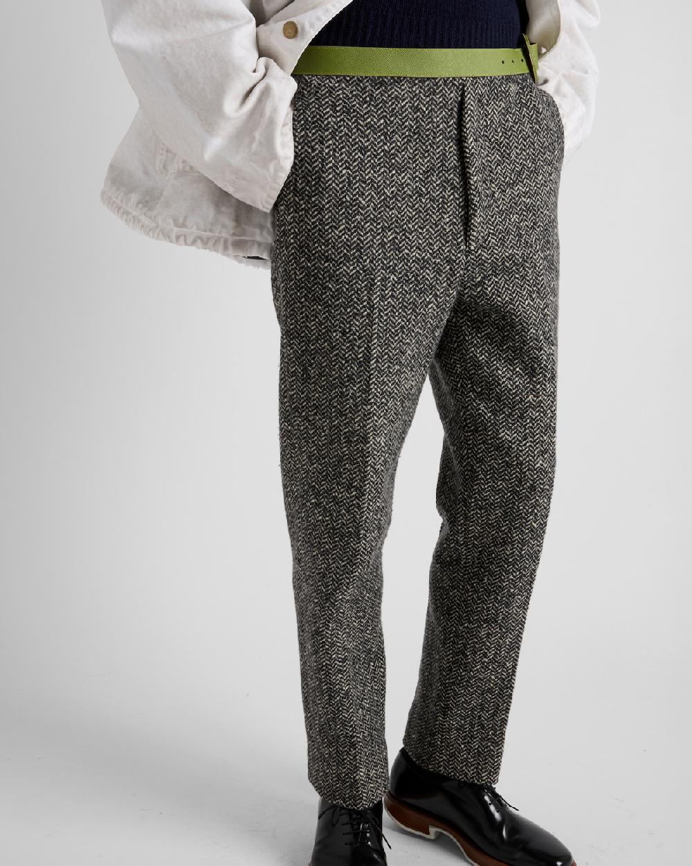 Prada Pantalones De Mezcla De Lana