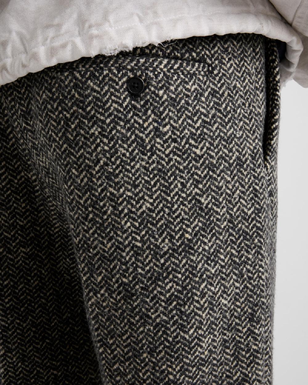 Prada Pantalones De Mezcla De Lana