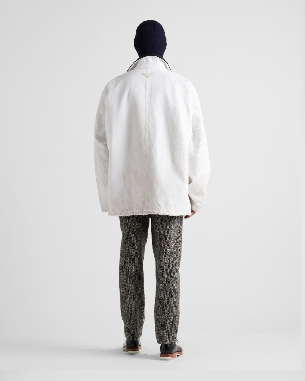 Prada Pantalones De Mezcla De Lana