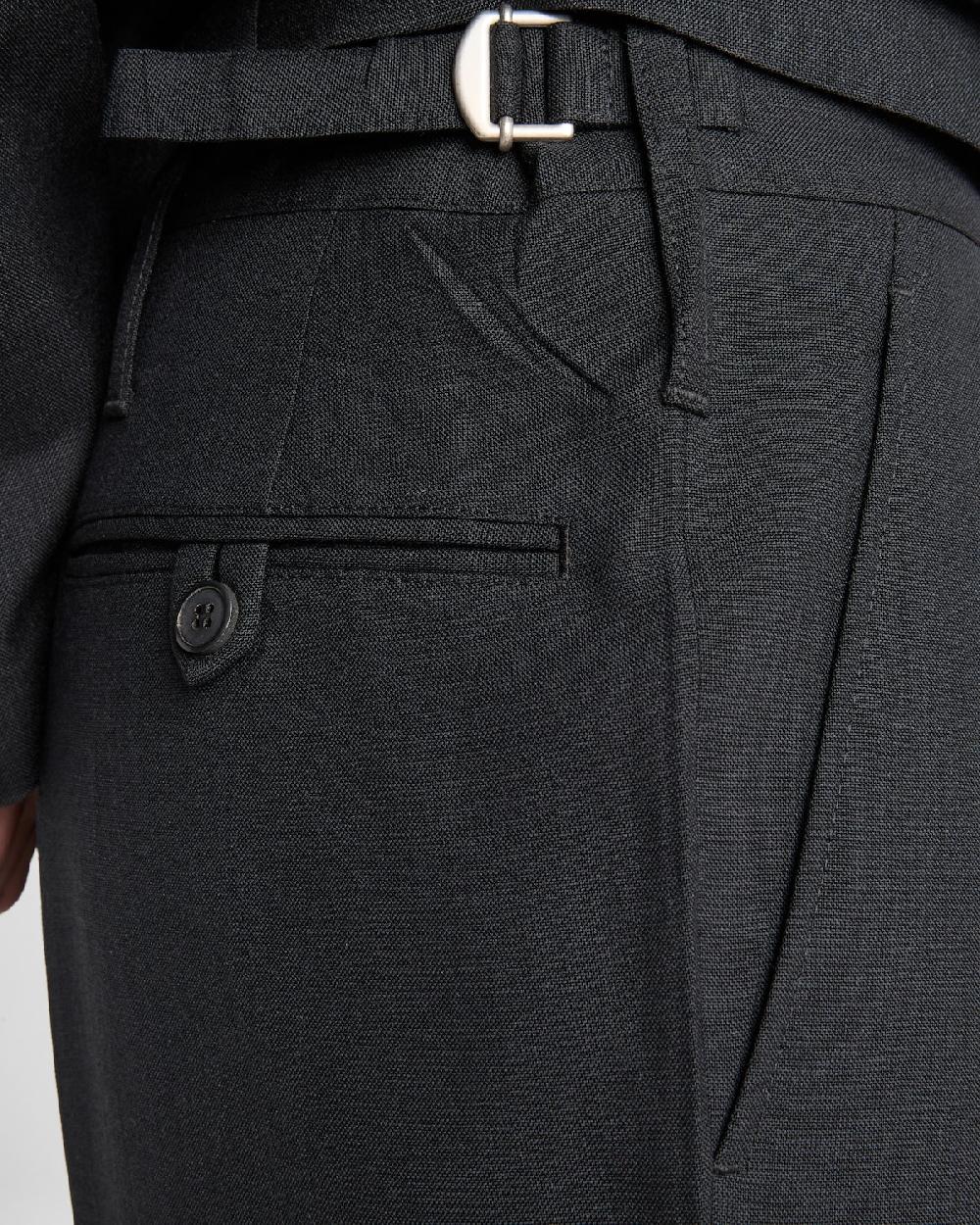 Prada Pantalones De Mohair Y Seda