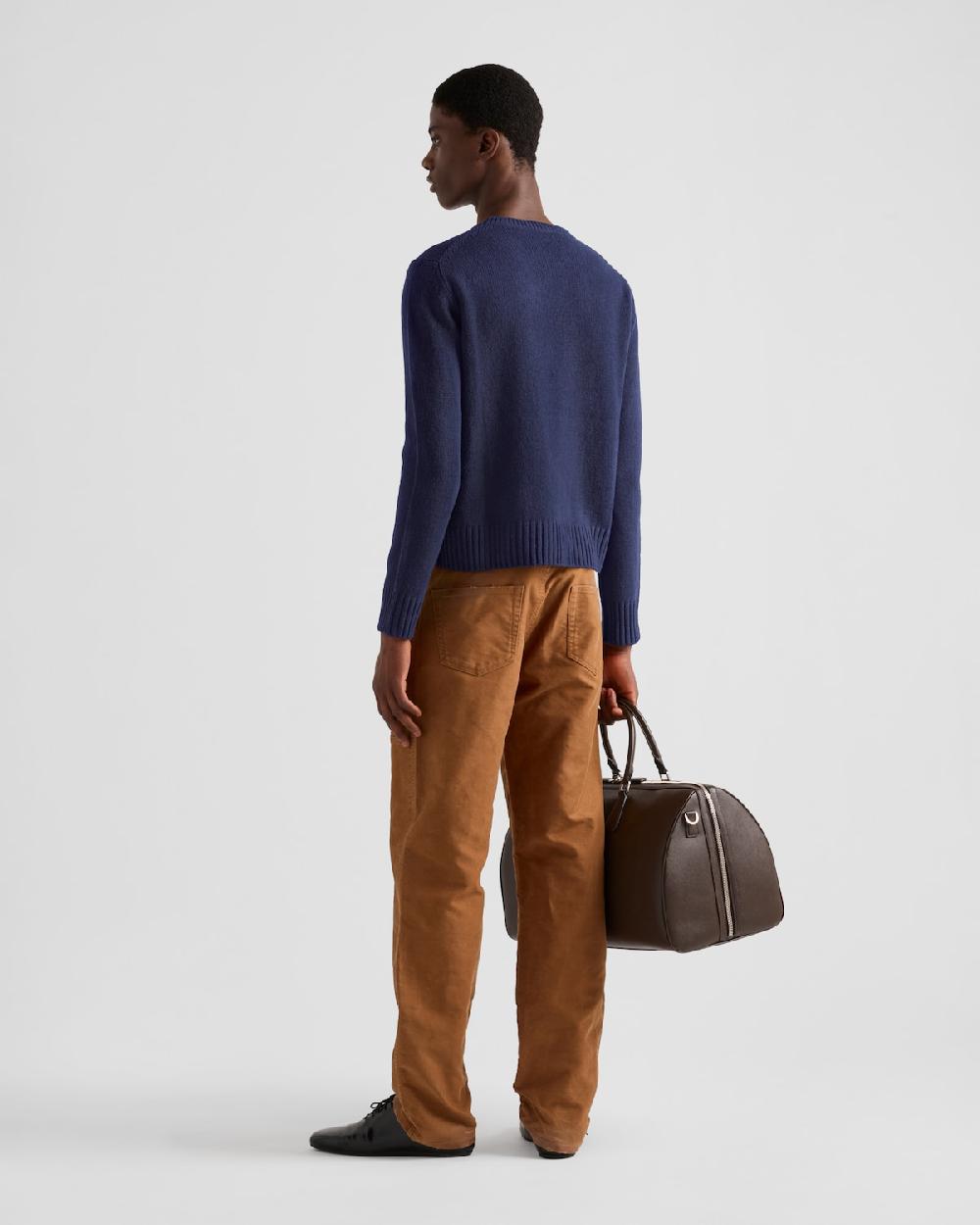 Prada Pantalones De Molesquín