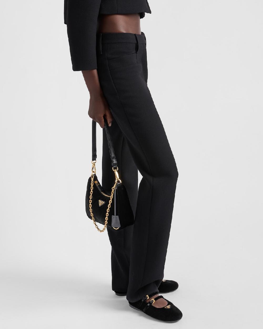 Prada Pantalones De Natté