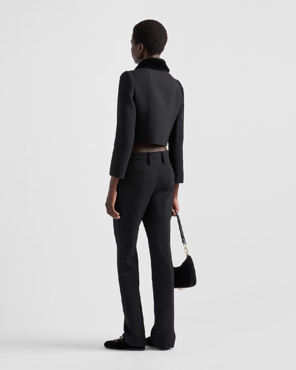 Prada Pantalones De Natté