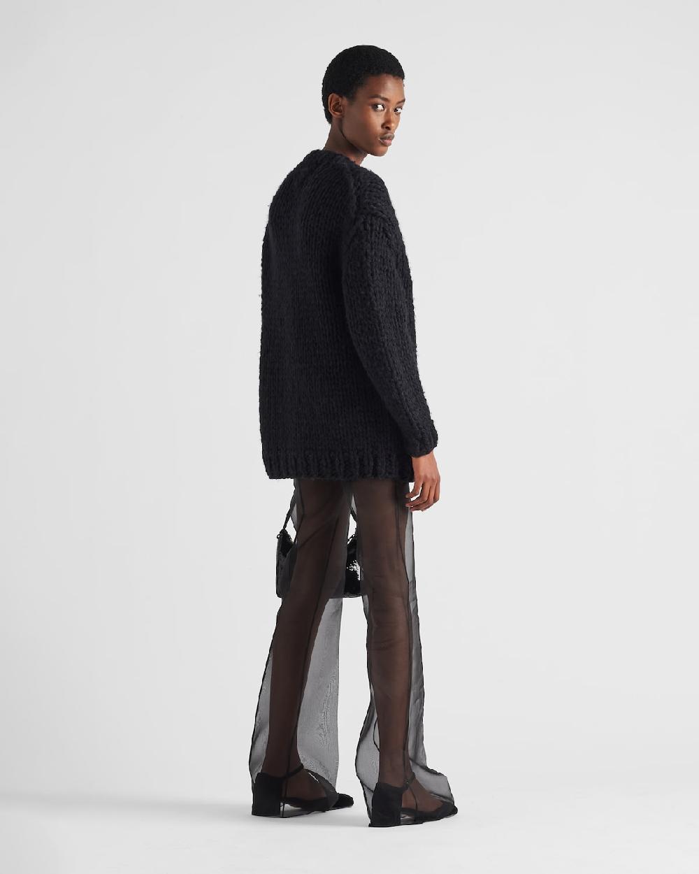 Prada Pantalones De Organza