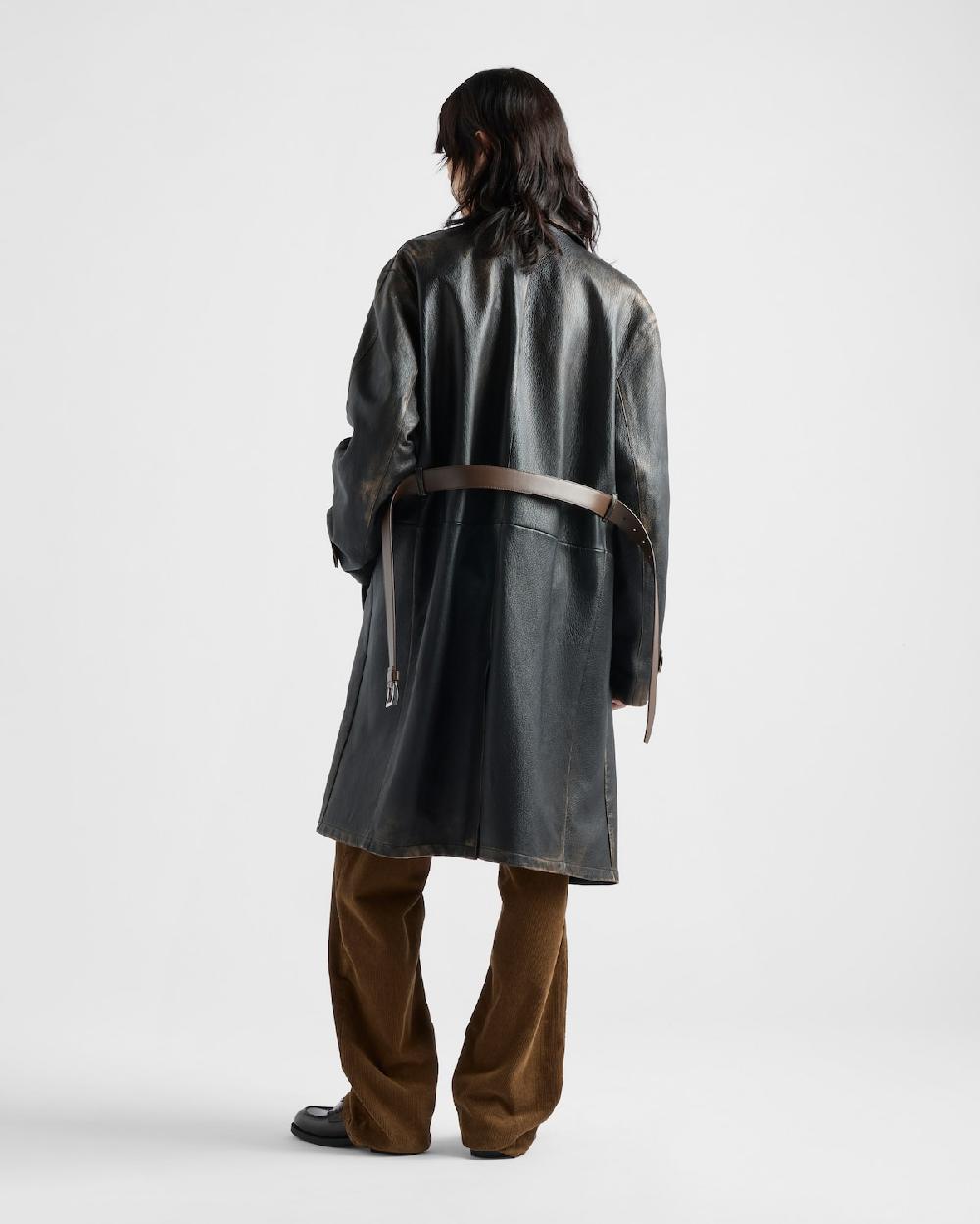 Prada Pantalones De Pana Con Pernera Ancha