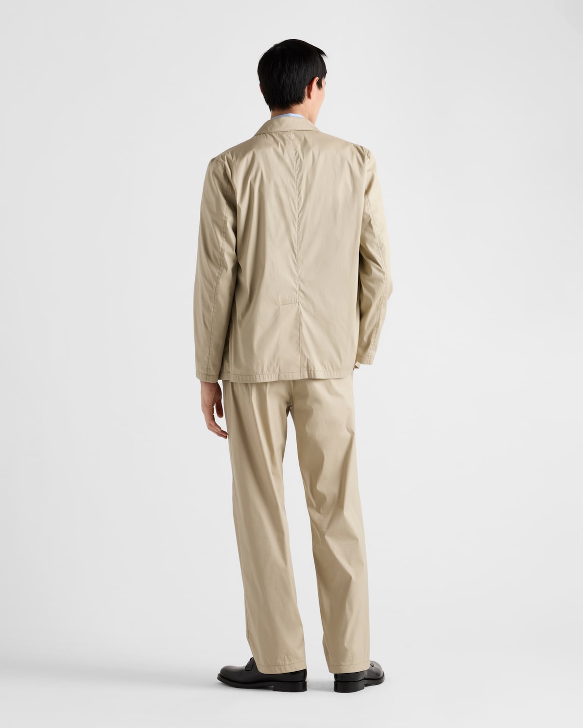 Prada Pantalones De Popelín Elástico