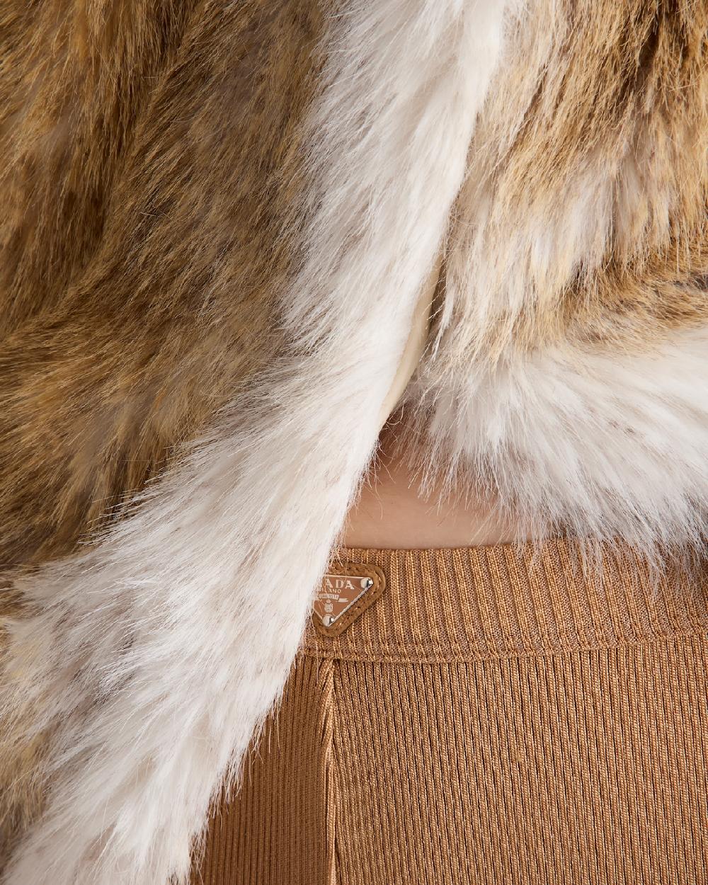 Prada Pantalones De Punto De Canalé