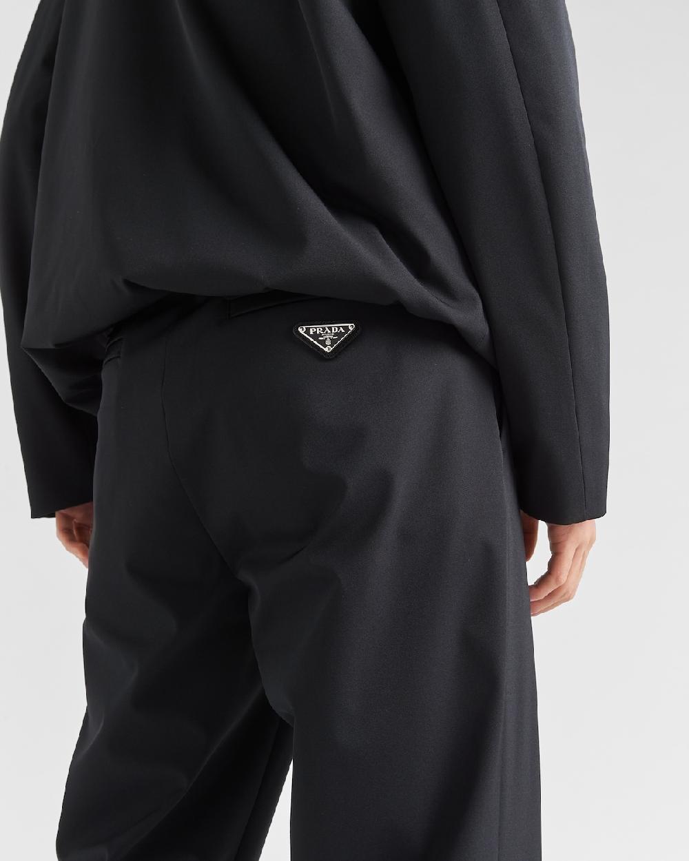 Prada Pantalones De Tejido Técnico Elástico