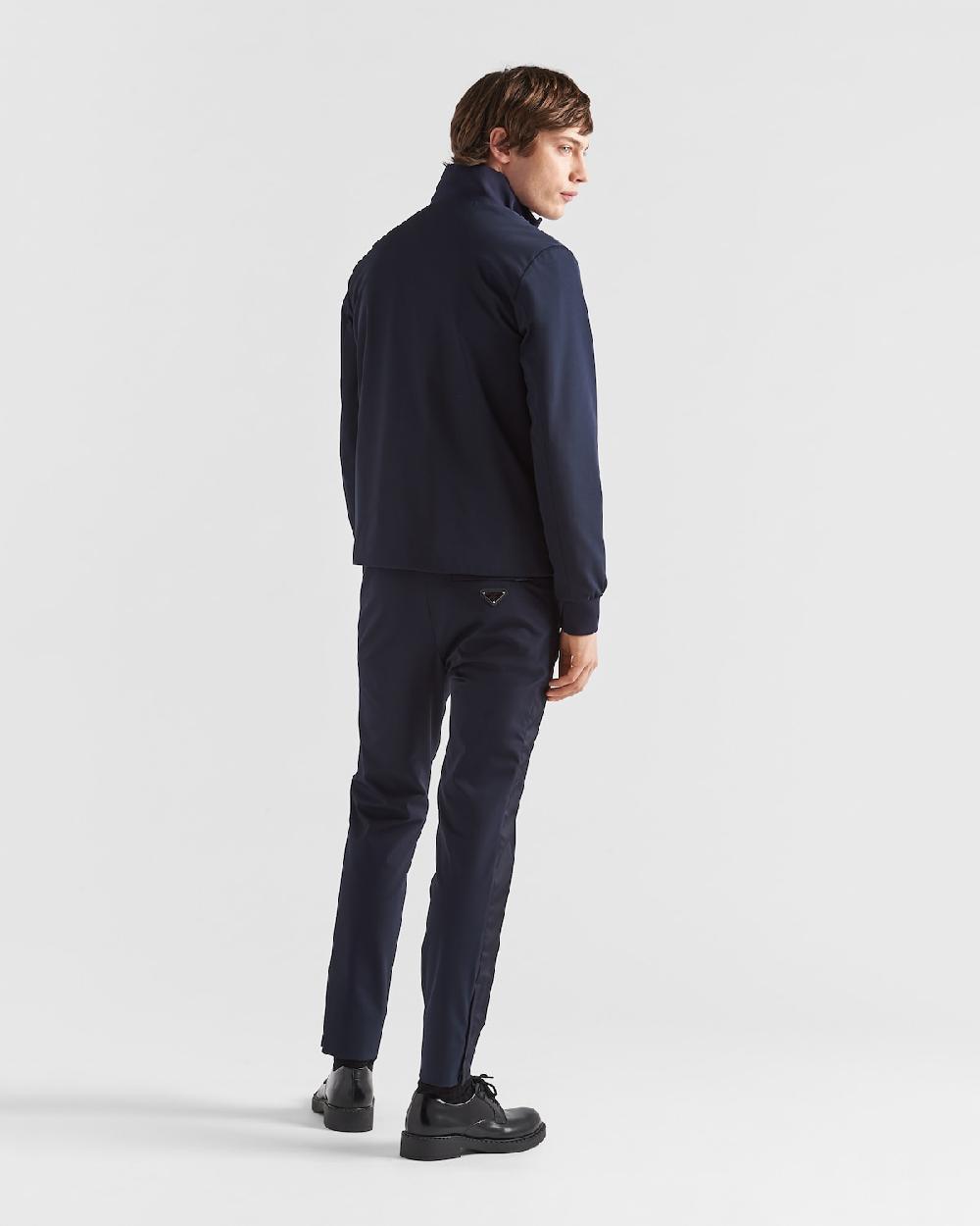 Prada Pantalones De Tejido Técnico Elástico