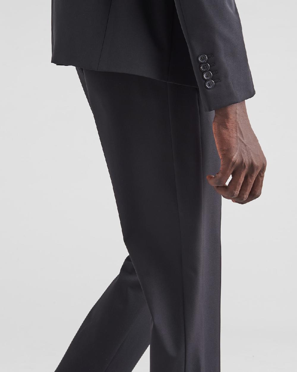Prada Pantalones De Tejido Técnico Elástico