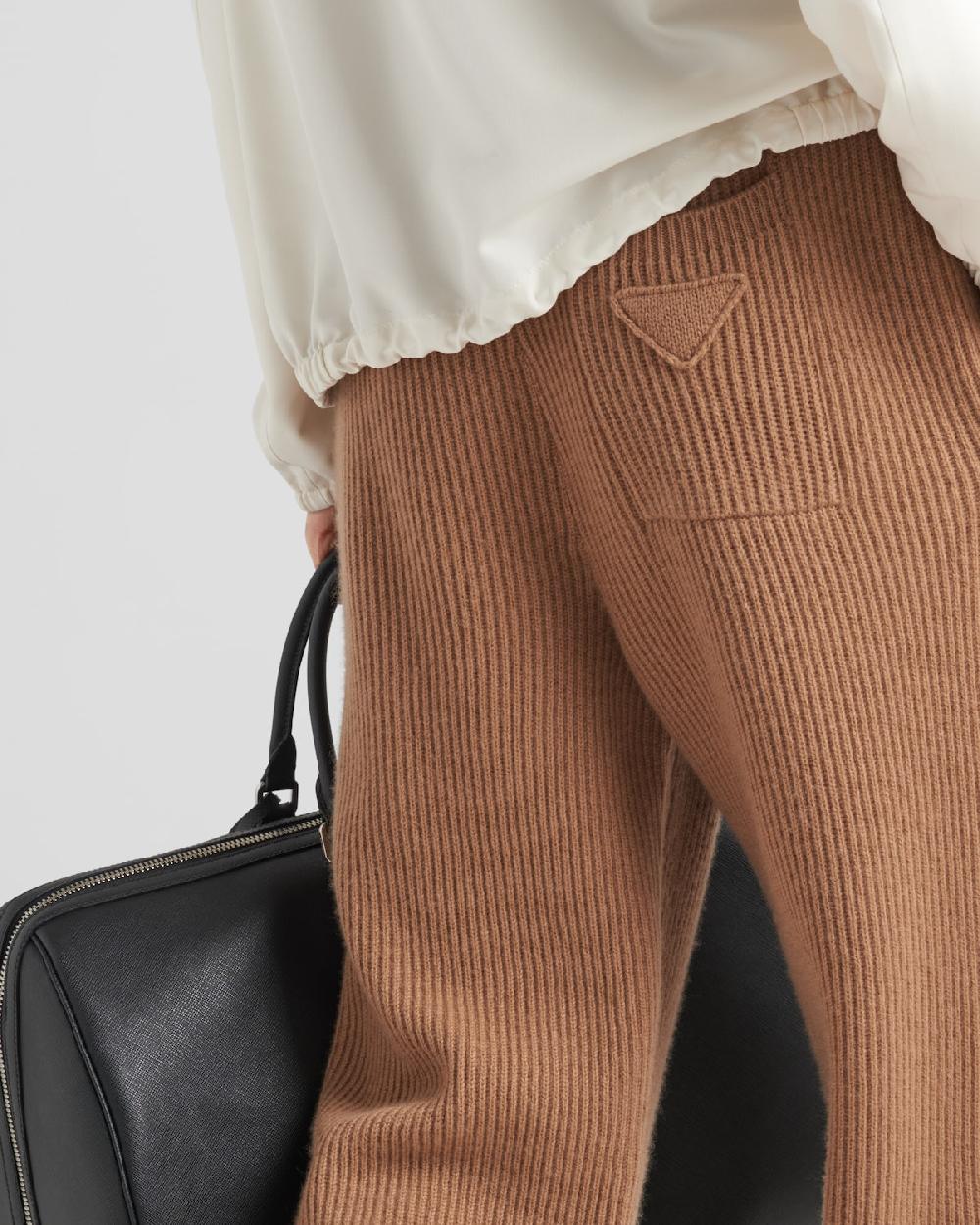 Prada Pantalones Deportivos De Cachemir