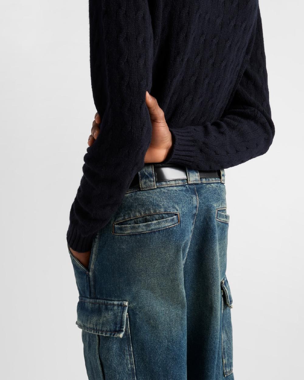 Prada Pantalones Vaqueros Cargo