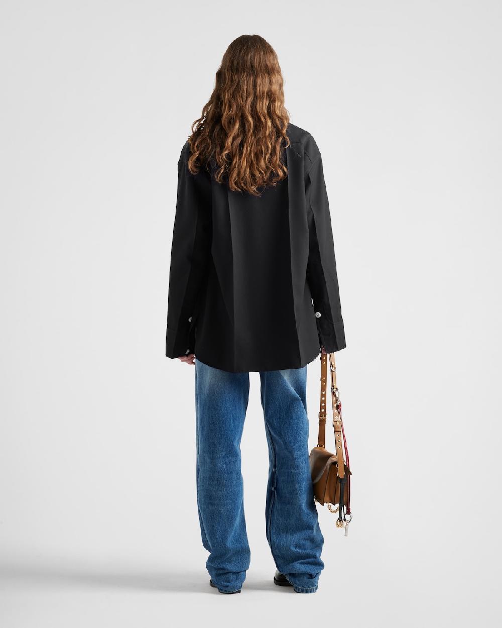 Prada Pantalones Vaqueros Con Pernera Ancha