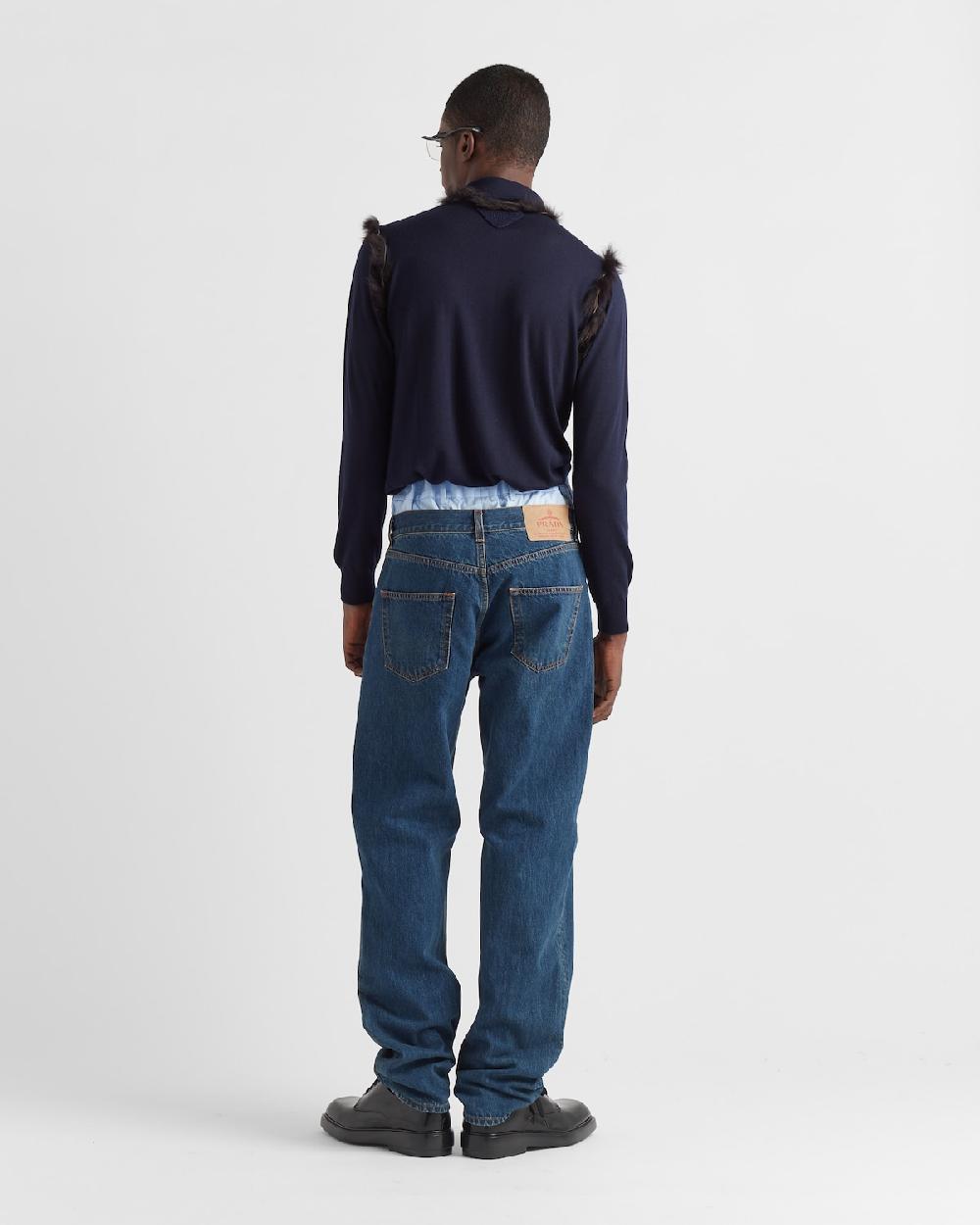 Prada Pantalones Vaqueros De Cinco Bolsillos