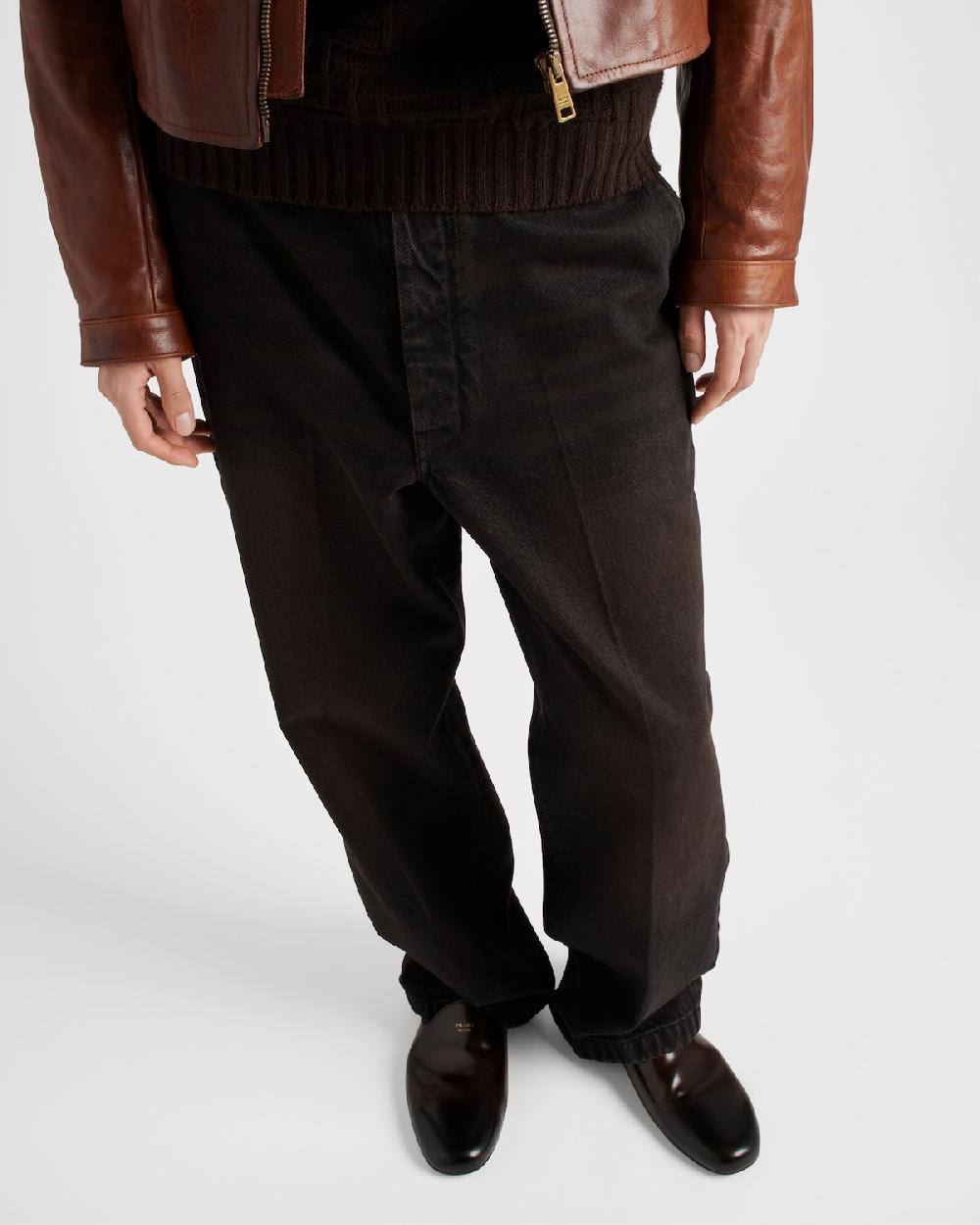 Prada Pantalones Vaqueros De Corte Holgado