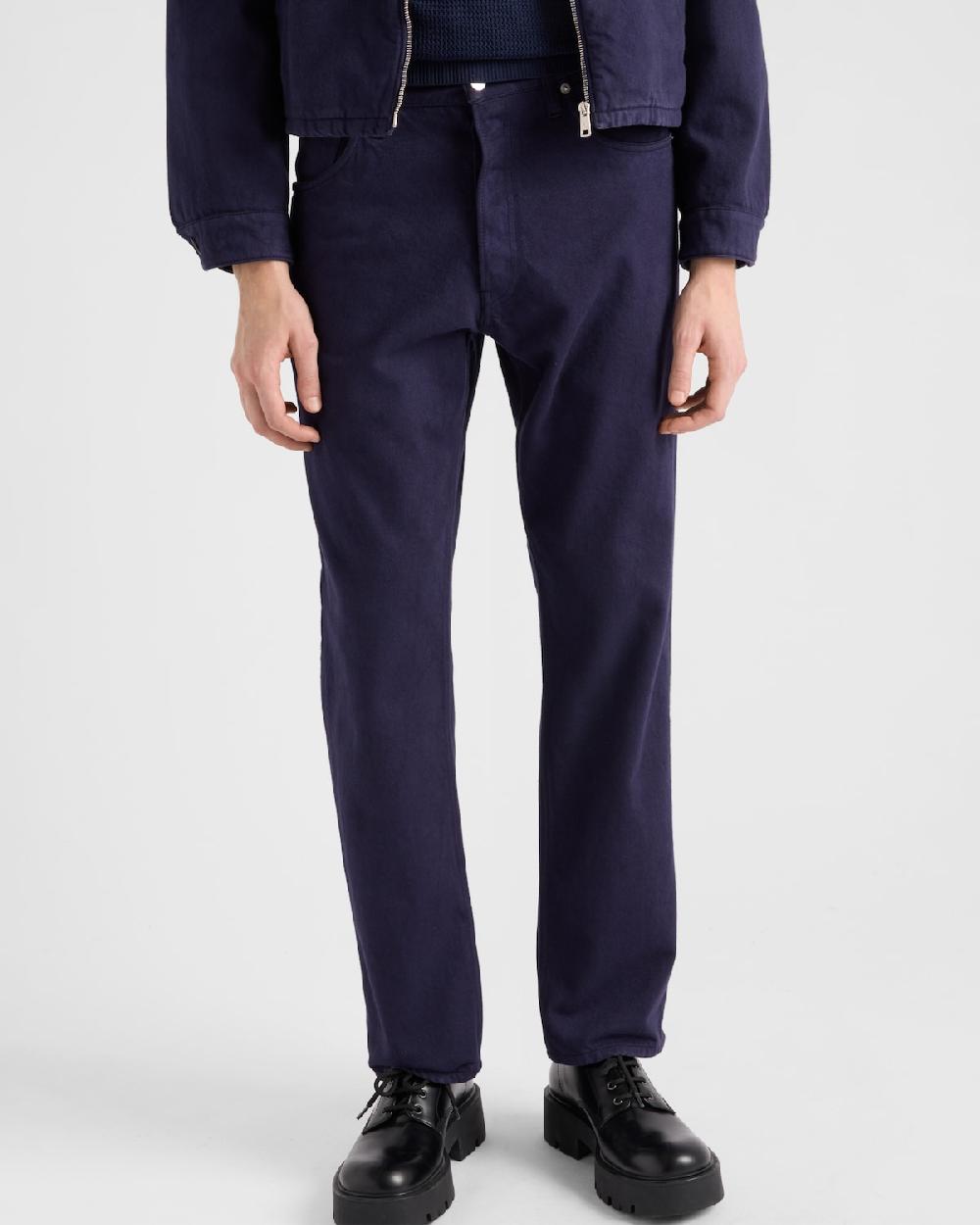 Prada Pantalones Vaqueros Envejecidos