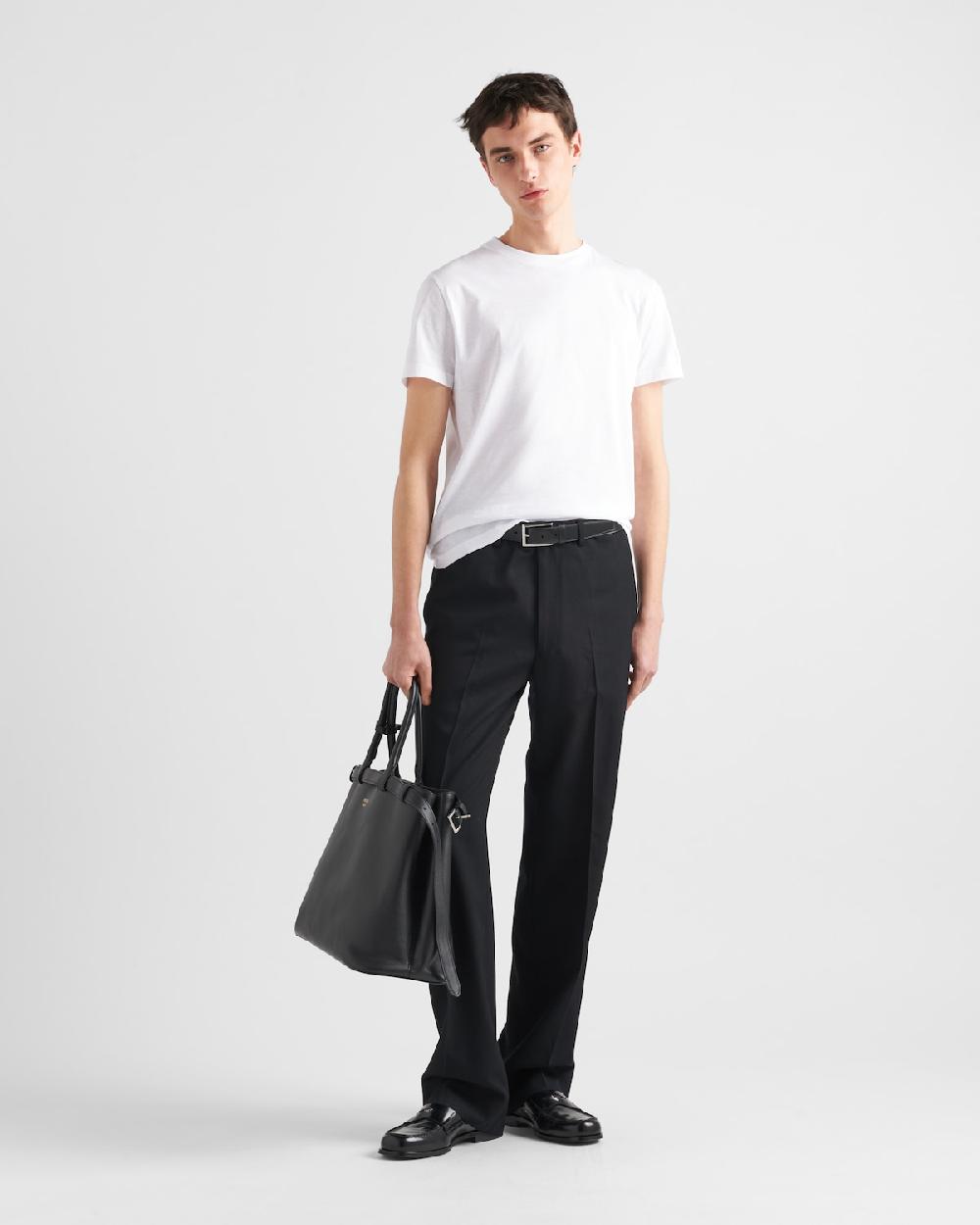 Prada Paquete de tres camisetas de algodón