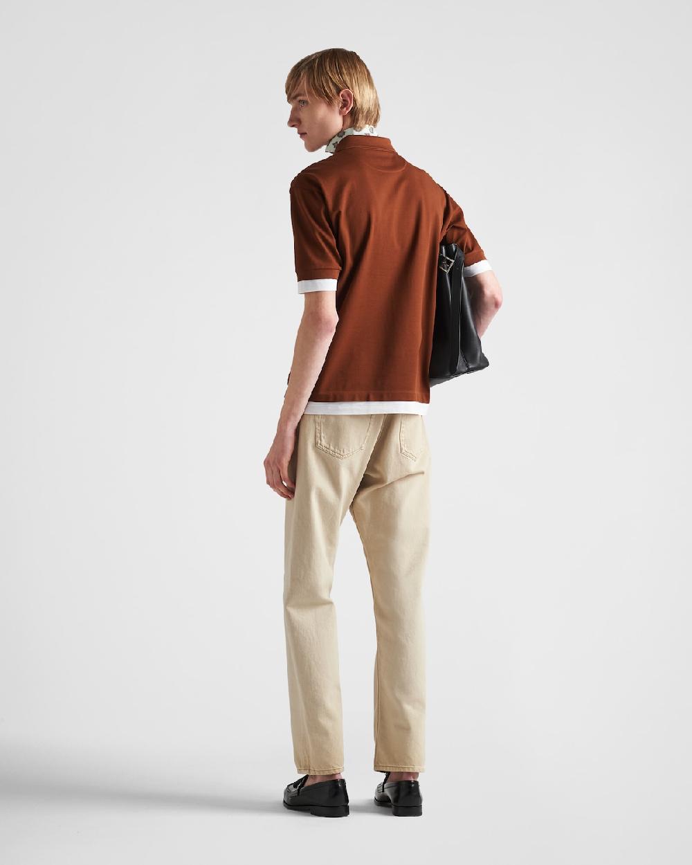 Prada Polo De Algodón