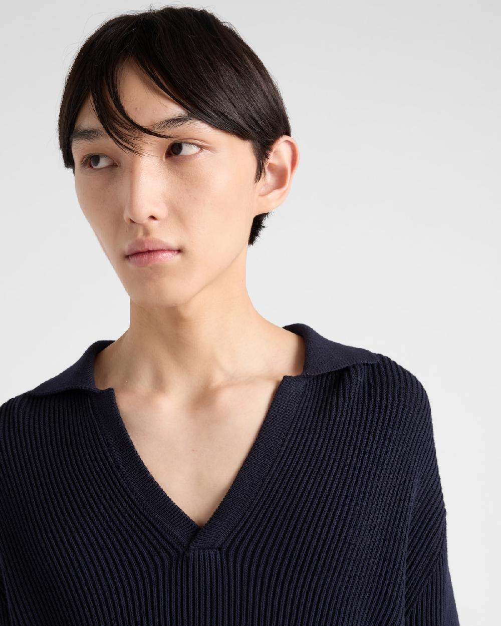 Prada Polo De Algodón