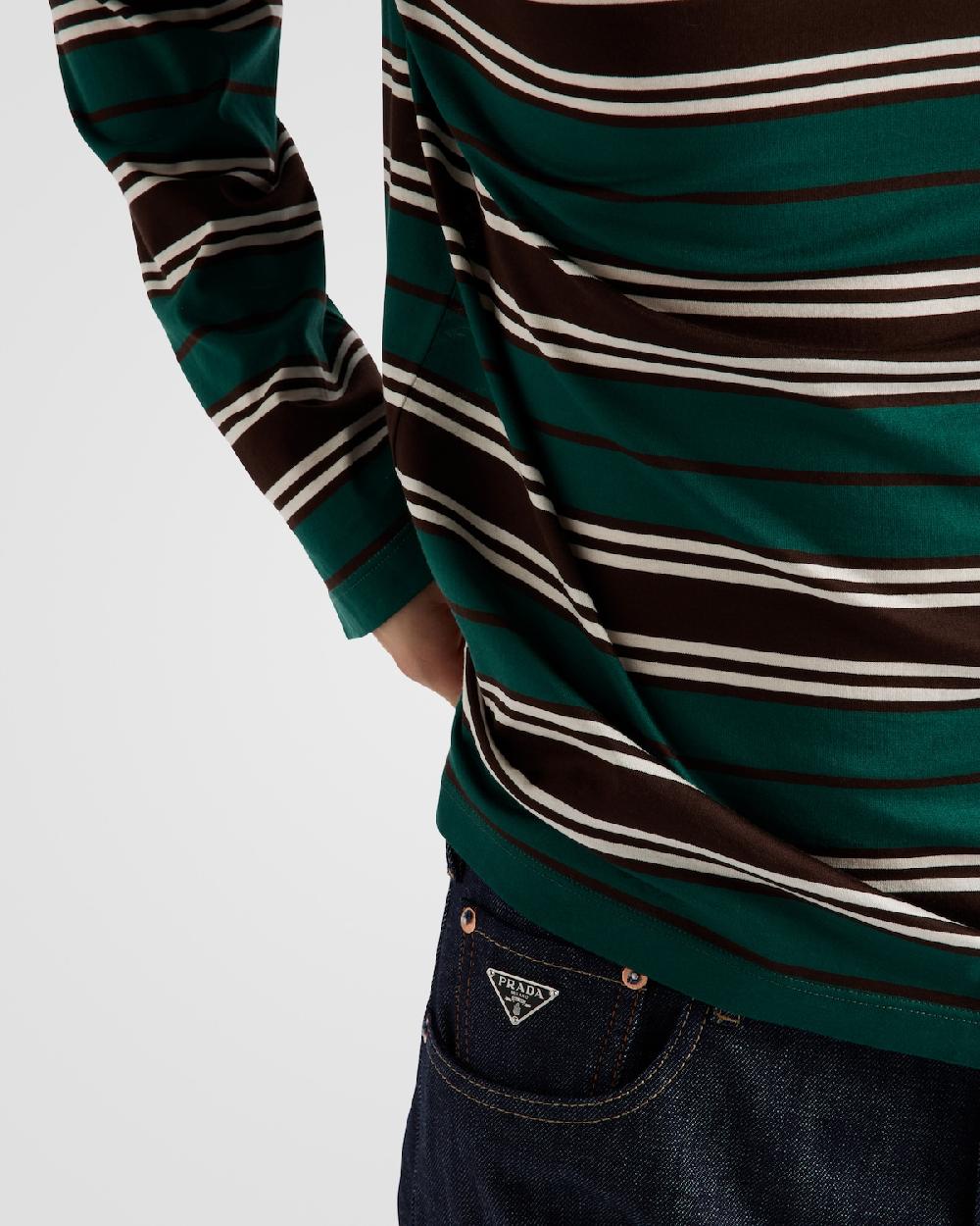 Prada Polo De Algodón