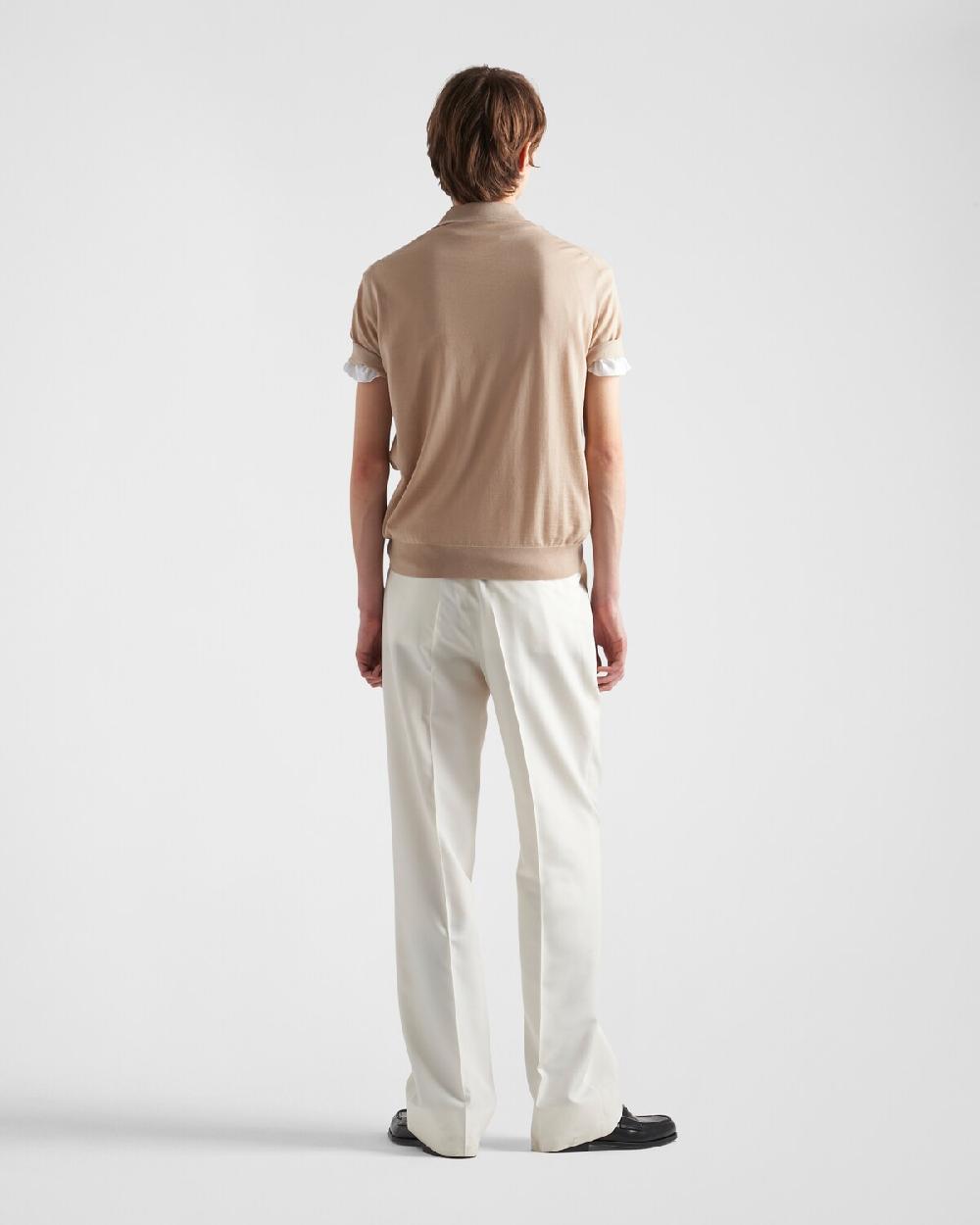 Prada Polo De Lana De Estambre