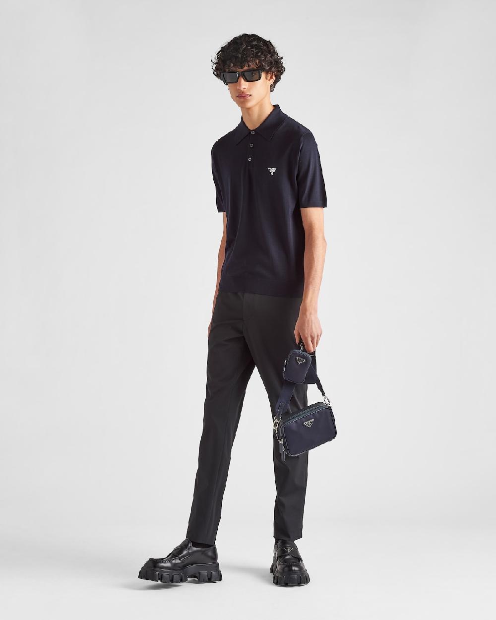 Prada Polo de lana superfina