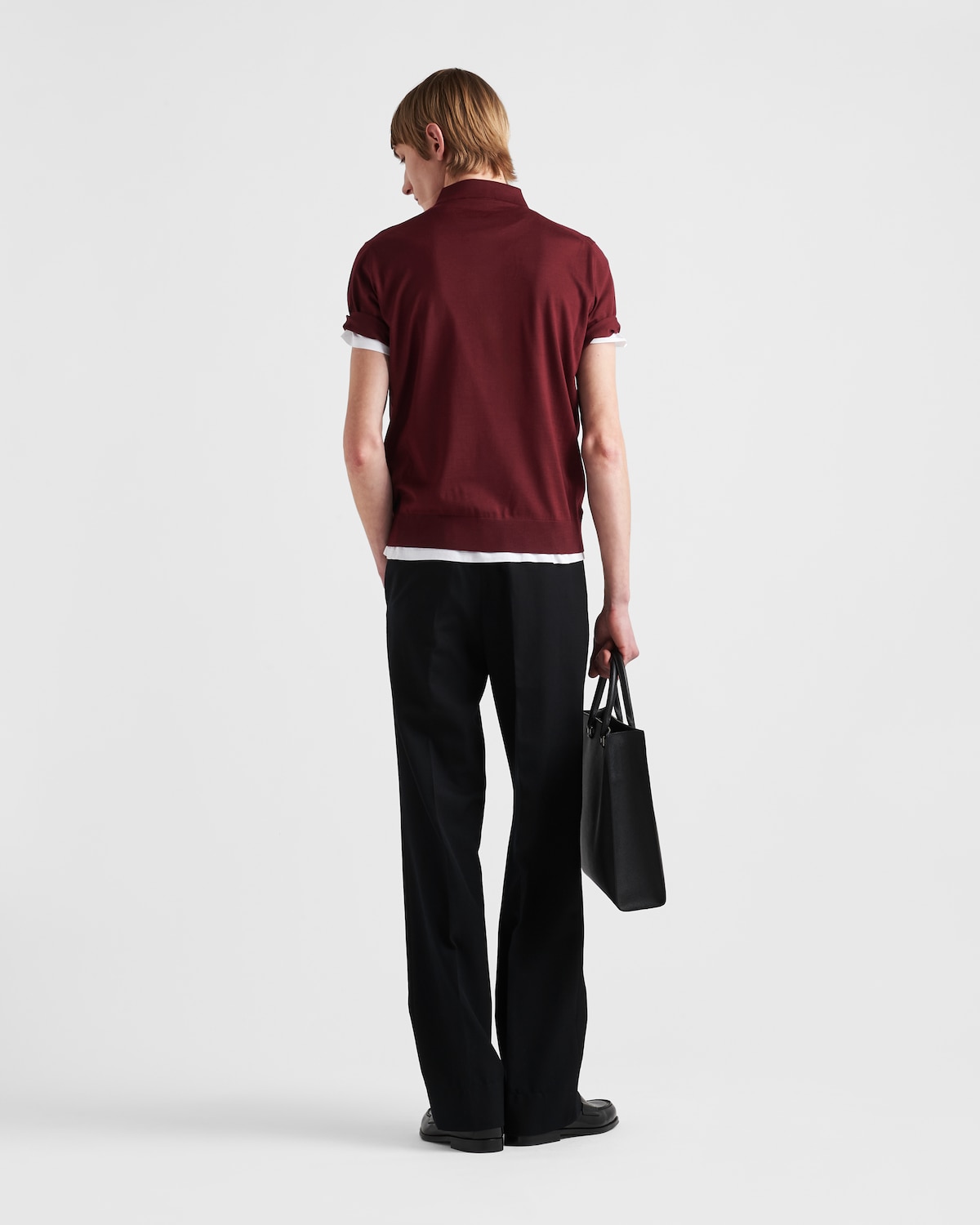 Prada Polo De Lana Superfina