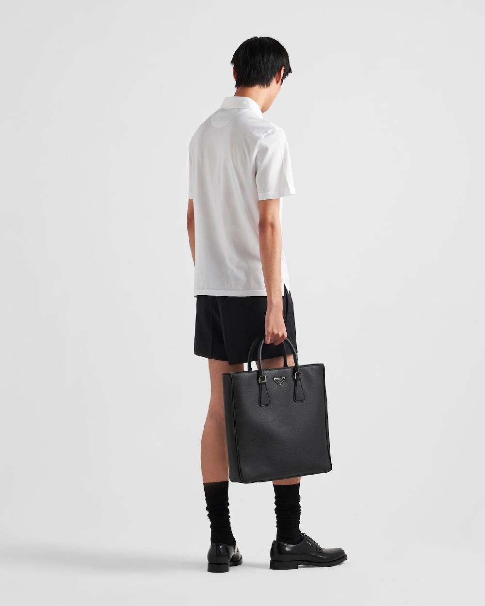 Prada Polo De Manga Corta De Algodón