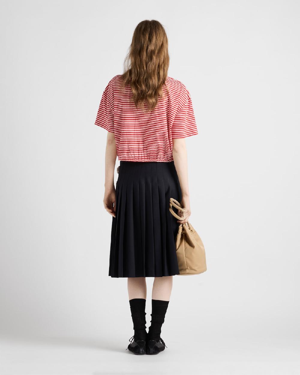 Prada Polo De Punto A Rayas