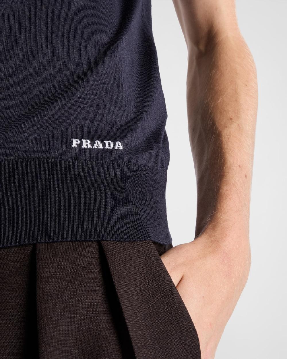 Prada Polo De Seda