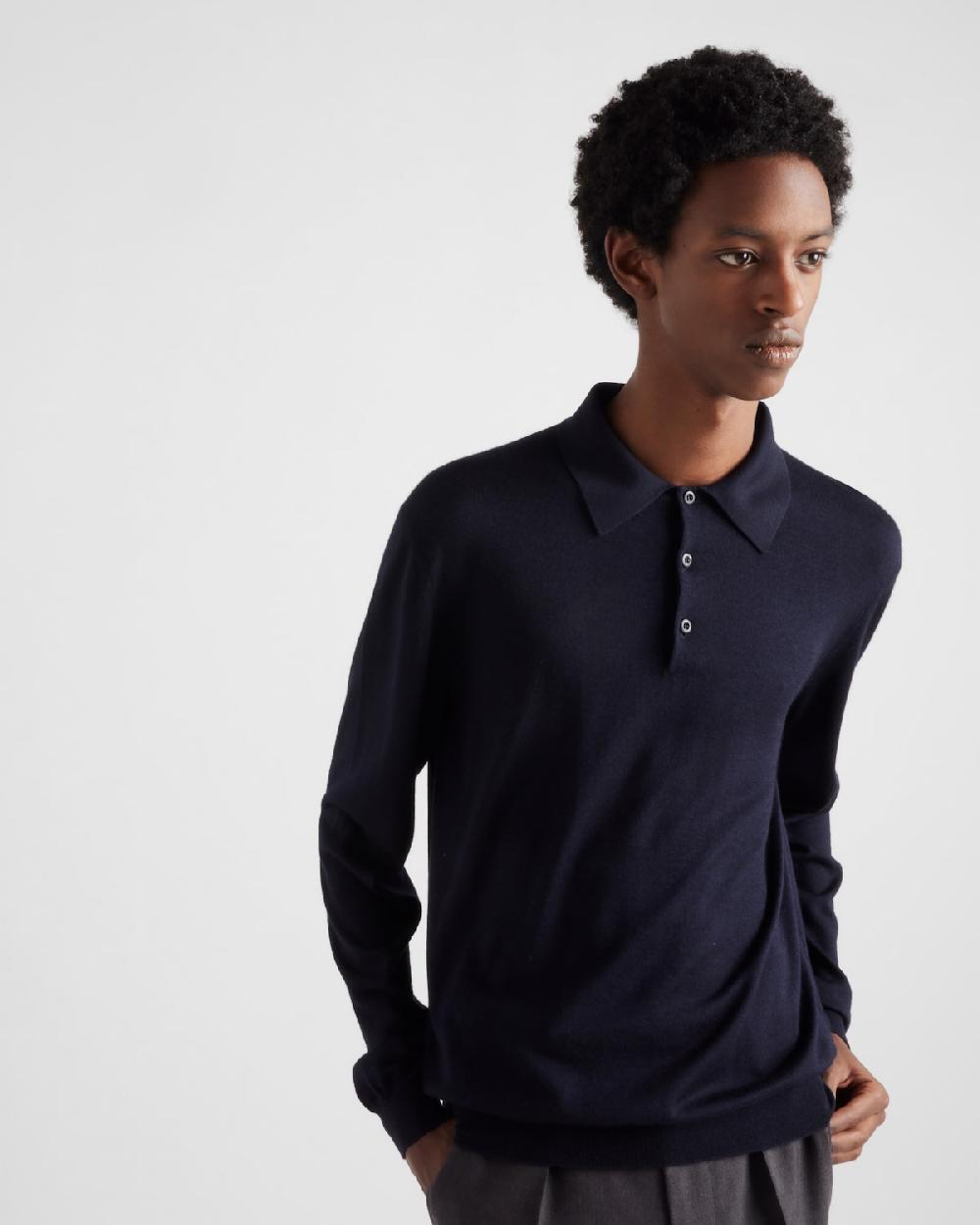 Prada Polo De Seda Y Cachemir