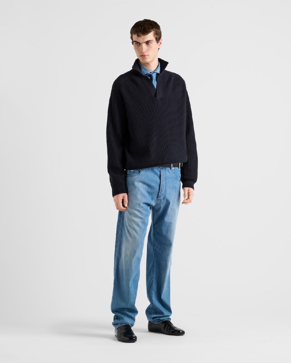 Prada Polo holgado de cachemir