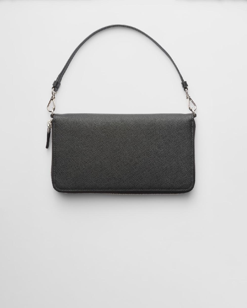 Prada Portadocumentos De Piel Saffiano