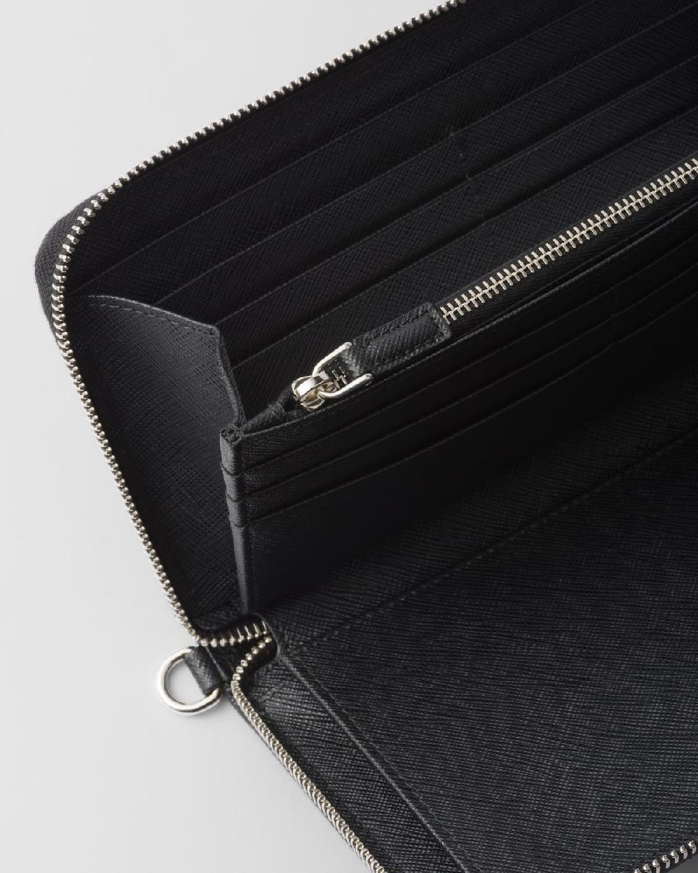 Prada Portadocumentos De Piel Saffiano