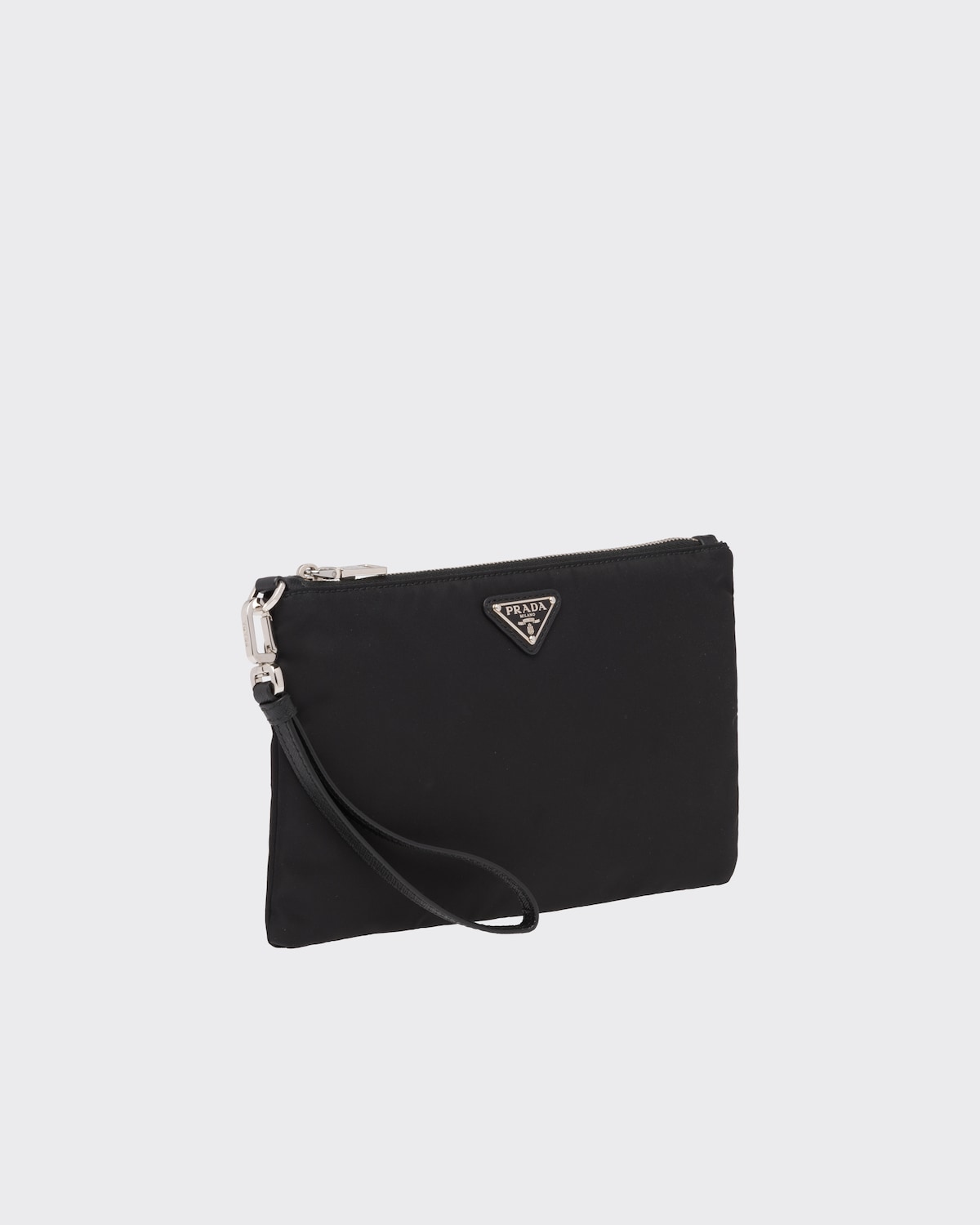 Prada Pouch De Re-Nylon Y Piel Saffiano