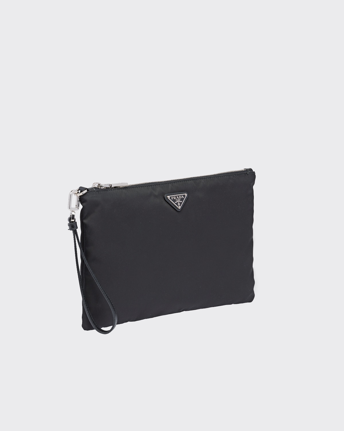 Prada Pouch De Re-Nylon Y Piel Saffiano