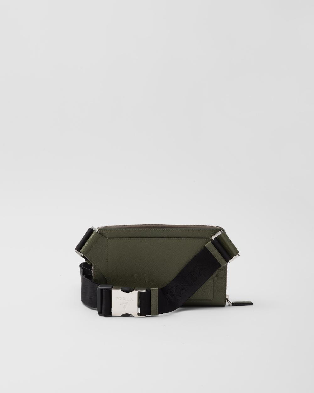 Prada Riñonera De Piel Saffiano