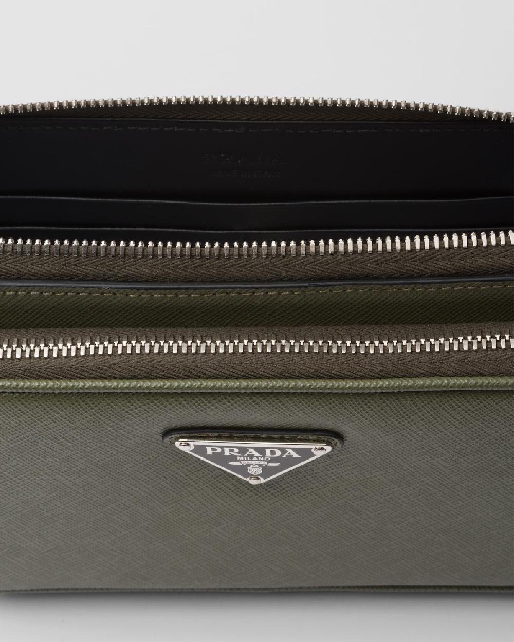 Prada Riñonera De Piel Saffiano