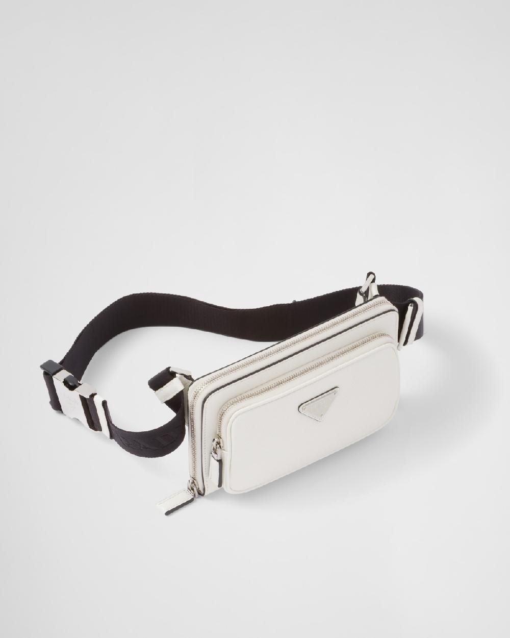 Prada Riñonera De Piel Saffiano