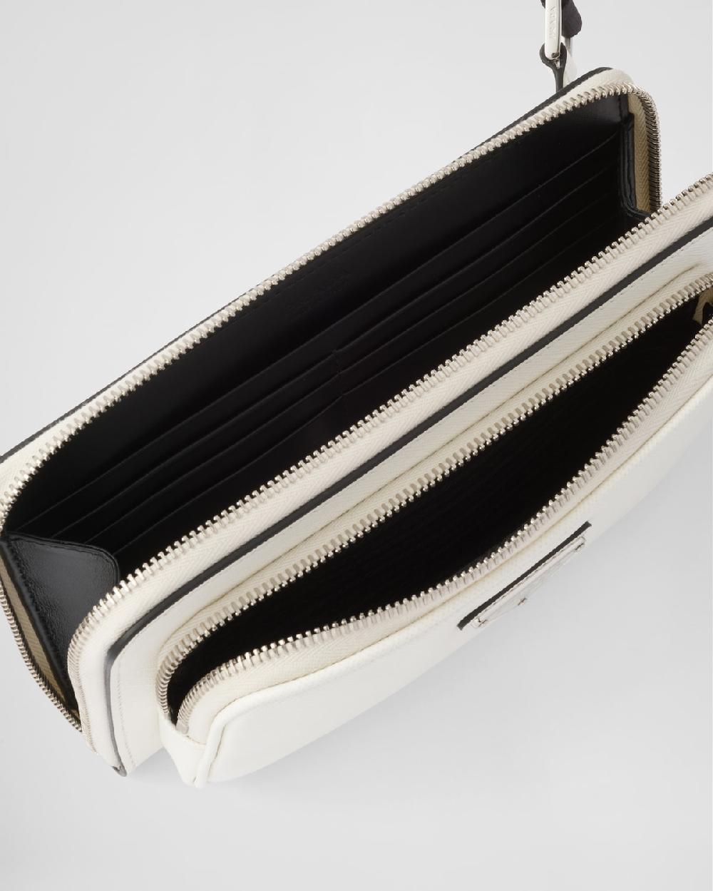 Prada Riñonera De Piel Saffiano