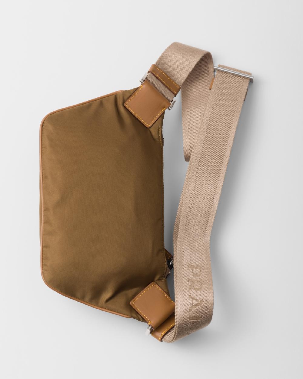 Prada Riñonera De Piel Y Re-Nylon