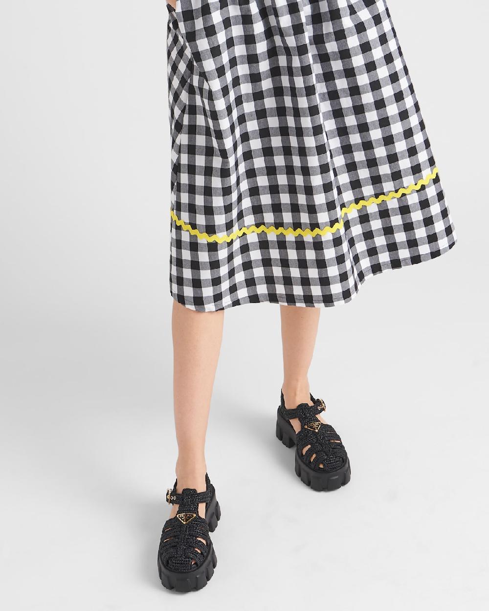 Prada Sandalias De Croché Monolith