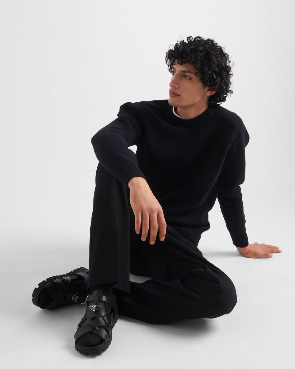 Prada Sandalias De Goma Cruzadas