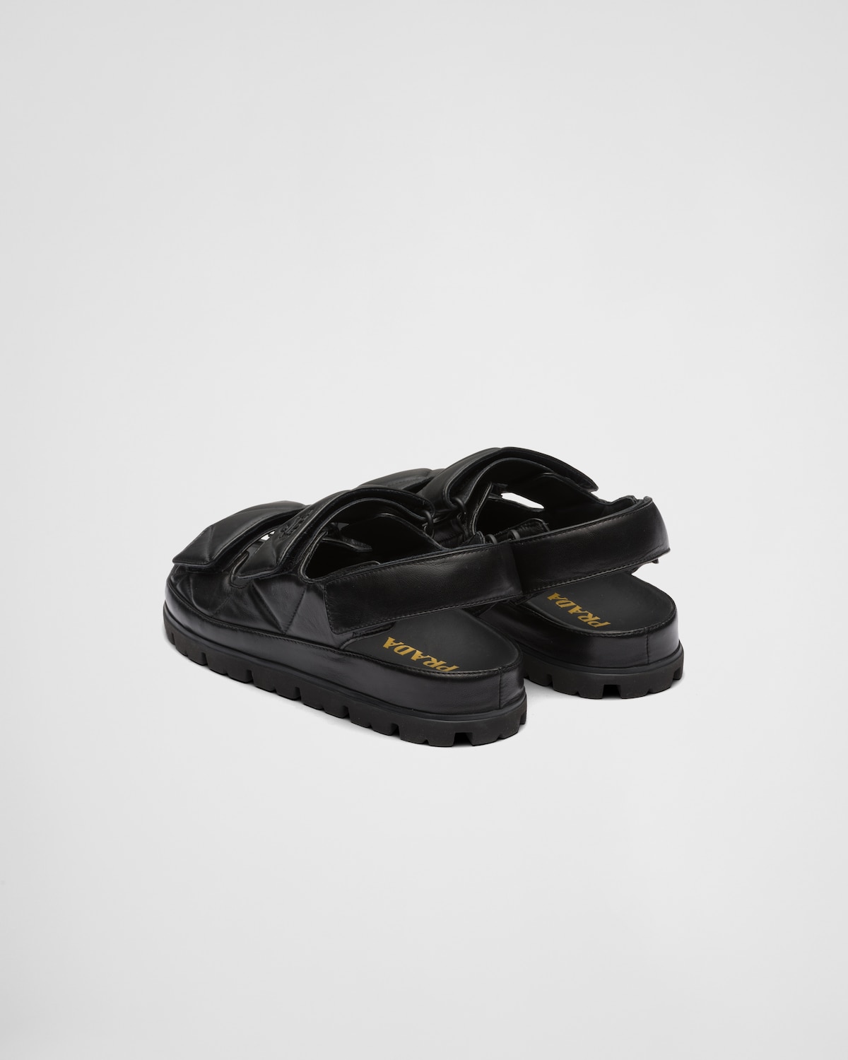 Prada Sandalias De Napa Acolchadas