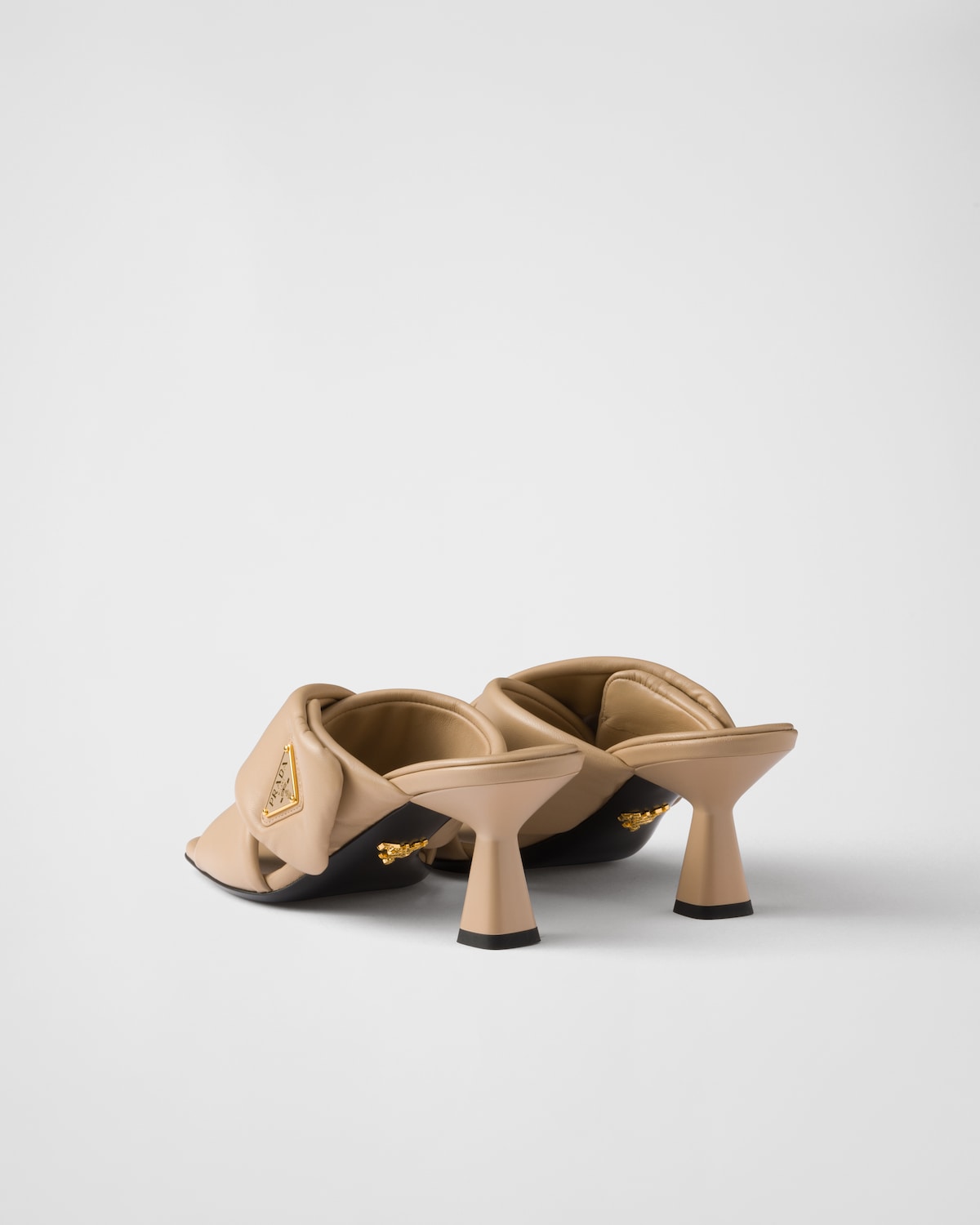 Prada Sandalias De Napa Acolchadas