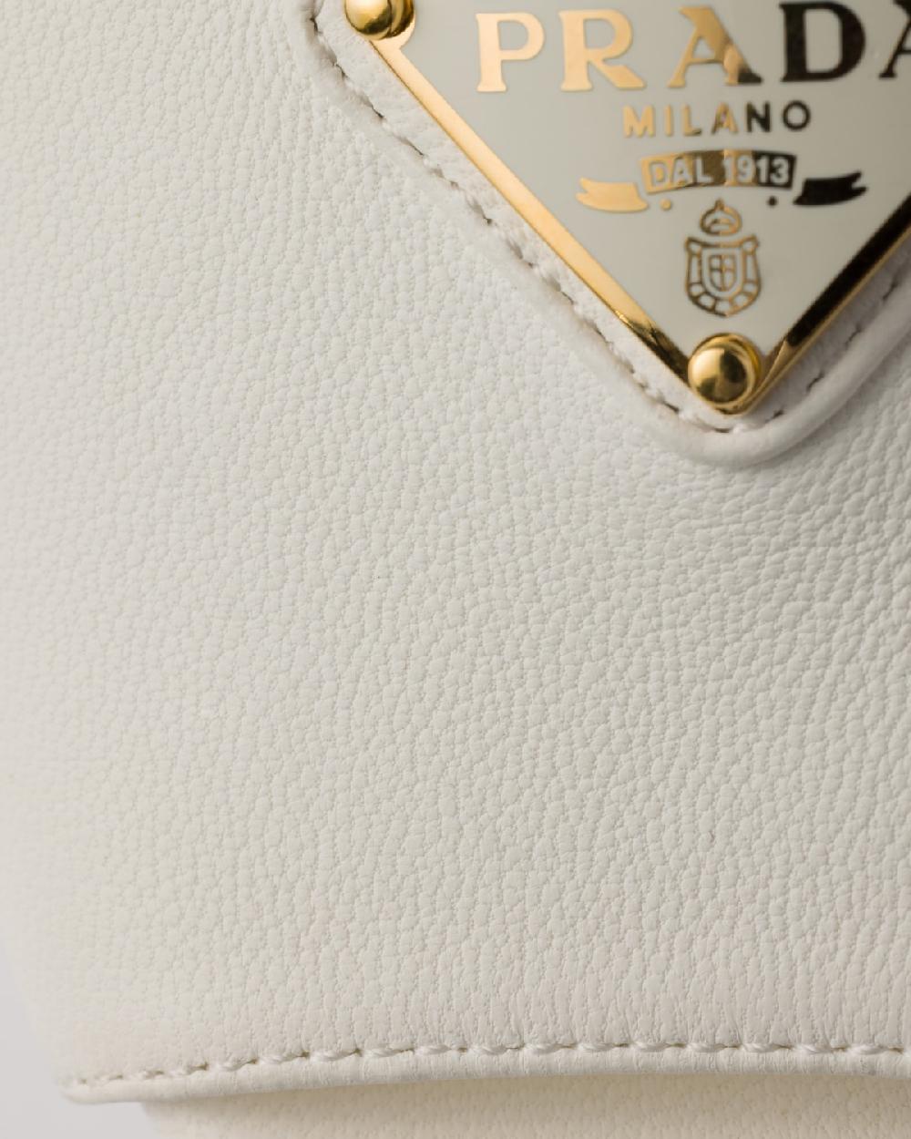 Prada Sandalias De Napa Con Plataforma