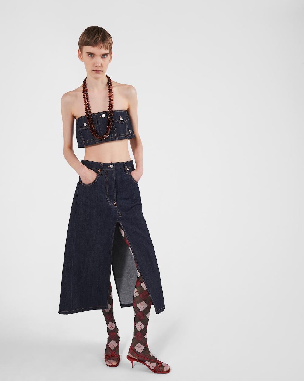 Prada Sandalias De Piel Con Tacón